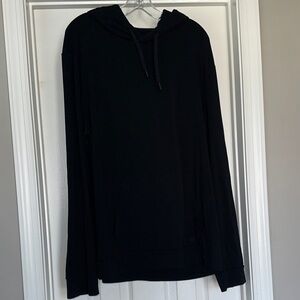 Men's Black Pullover Hoodie